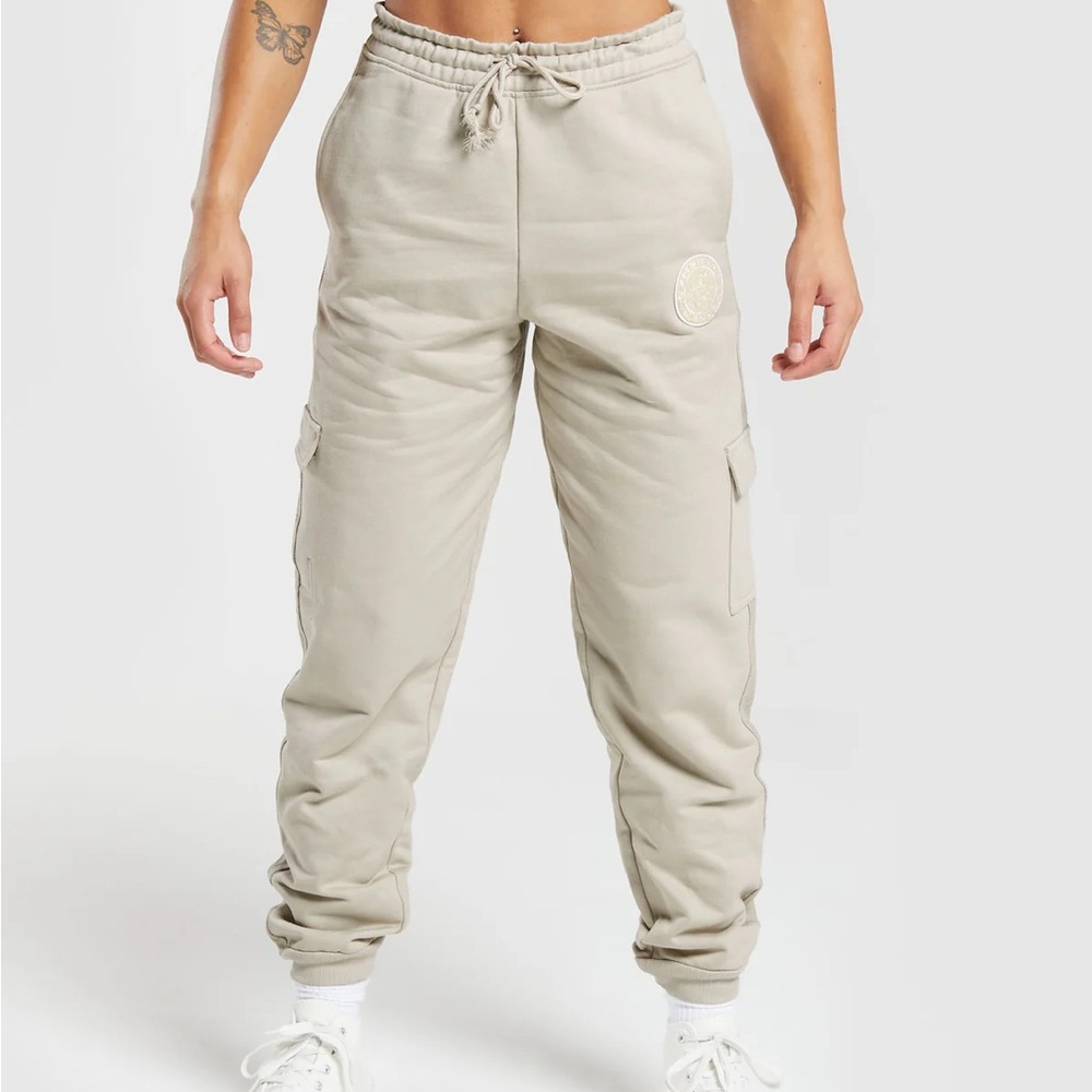 Gymshark Legacy Joggers - Washed Stone Brown